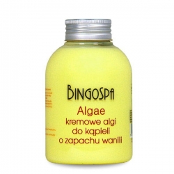 BINGOSPA Kremowe algi do kąpieli o zapachu wanilii 500ml